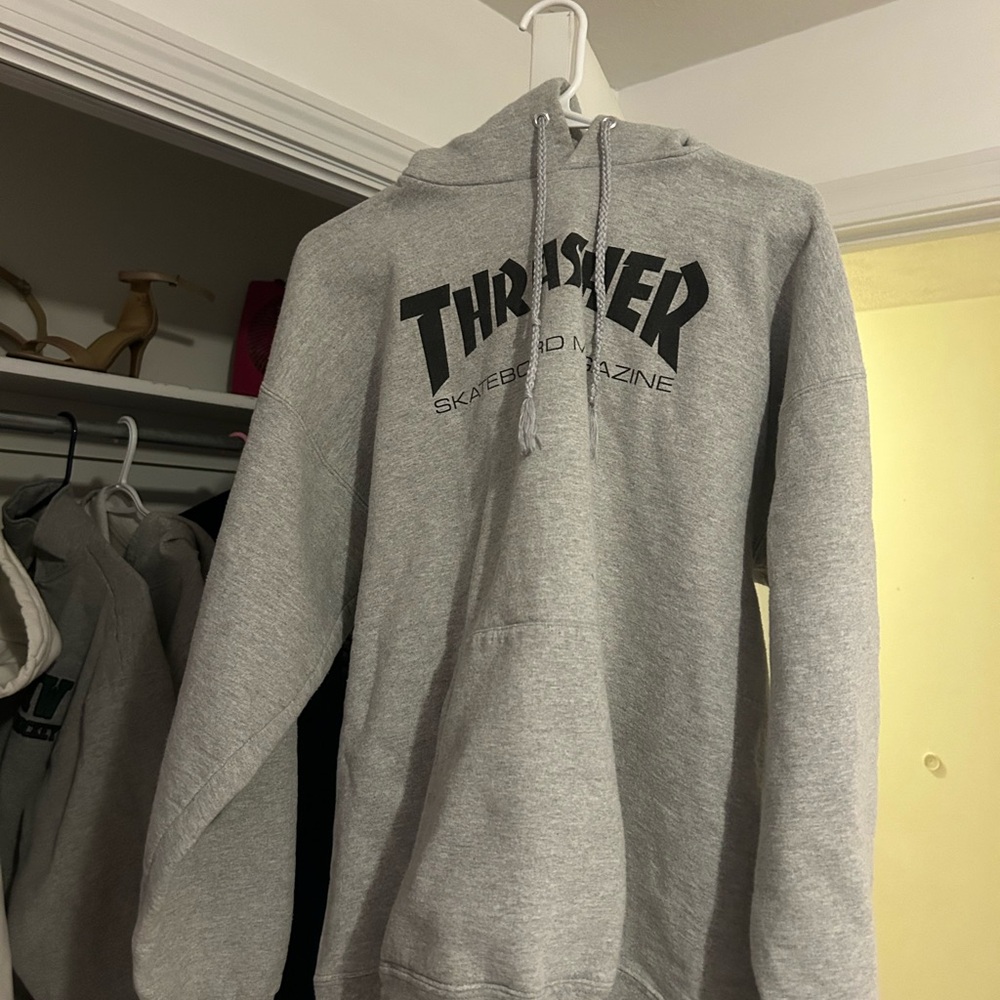 Grey Thrasher Hoodie